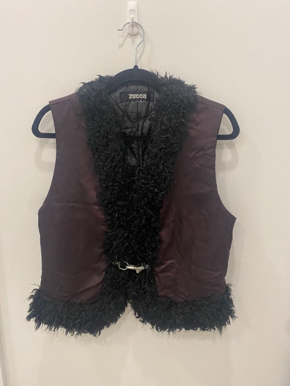 Zucca Vest - Purple with Black Trim